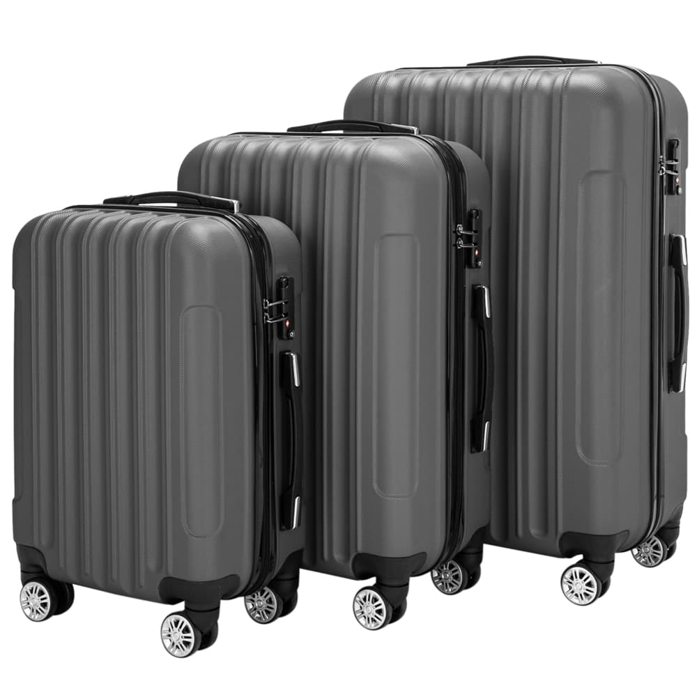 Vertical 3-in-1 Swivel Wheel With Handle Trolley Case 20in 24in 28in ABS Aluminum Alloy Trolley Classic Color - Dark Gray 5
