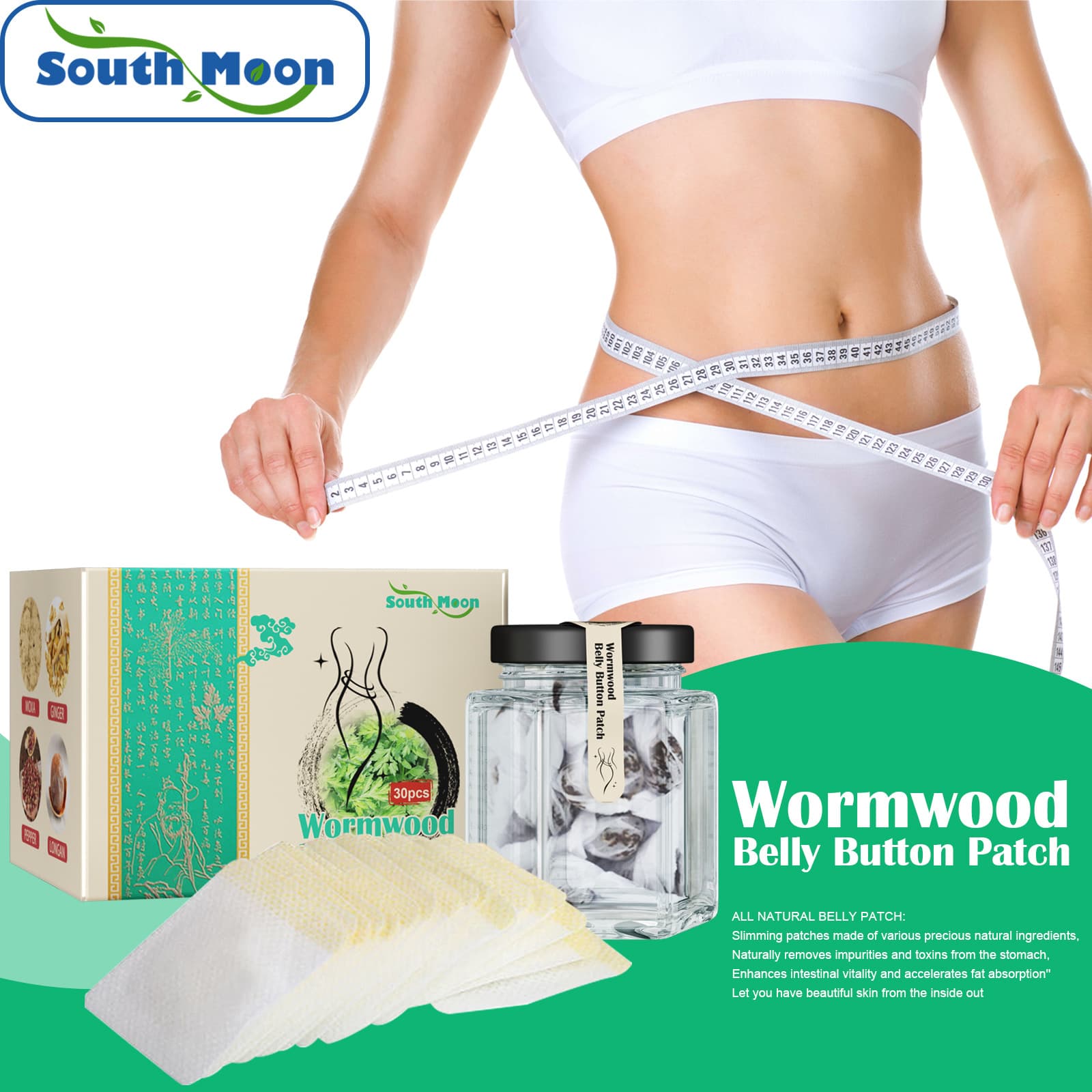 South Moon Detox Weight Loss Patch Weight Loss Herbal Abdominal Weight Loss Patch 3