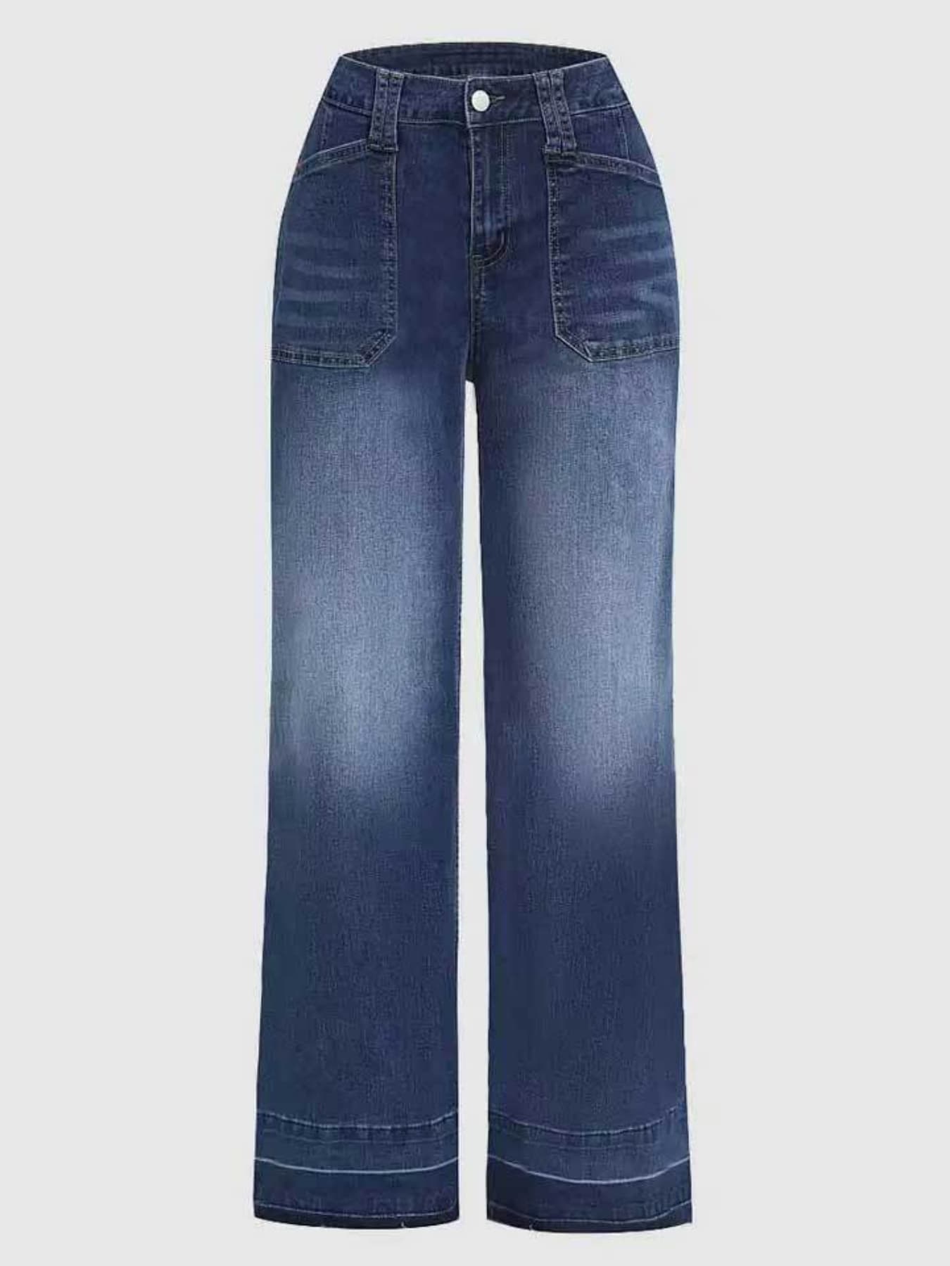 New Women’s Wide Leg Jeans, Autumn And Winter Outfits, Straight Leg Jeans, Mid Rise Jeans 2