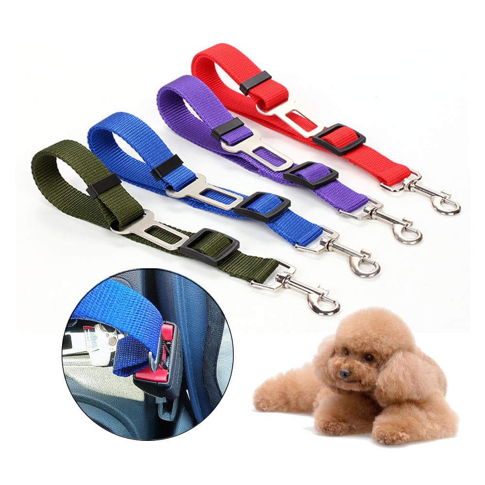 High Quality Durable Pet Cat Dog Vehicle Leash Nylon Adjustable Car Seat Dog Safety Belt Pet Leashes 3
