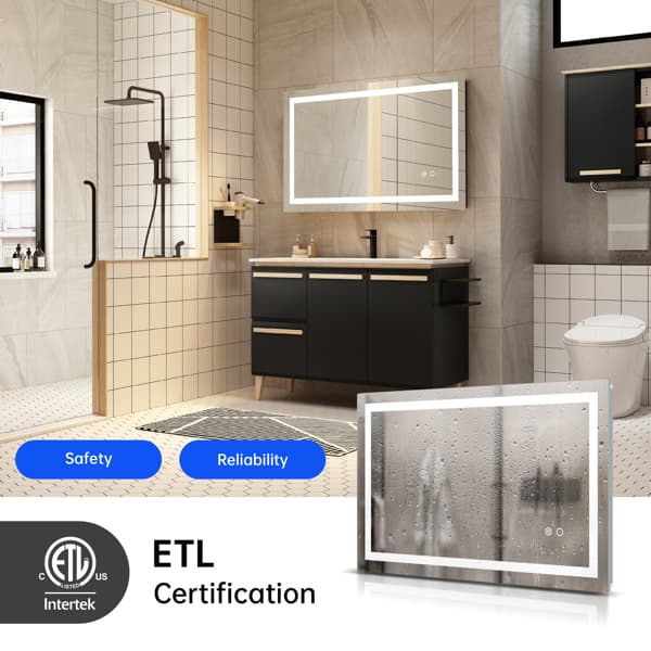 LED Lighting Bathroom Wall Mounted Mirror 2