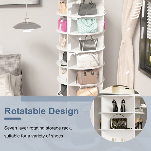 7-story Rotating Shoe Rack 5