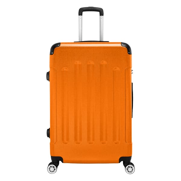 3-in-1 ABS Trolley Case 20 Inches, 24 Inches, 28 Inches Orange 5
