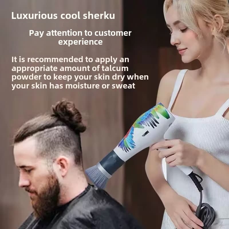 A Hairbrush For Hair Dryers. It Is A Hairbrush Used In Barbershops With Soft Bristles. It Is Compatible With Hair Dryers With A Diameter Of 4 To 5.5 Cm. 3